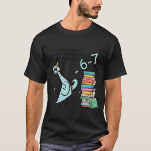 T-shirt Combien de nuits par semaine devriez-vous lire 6–7