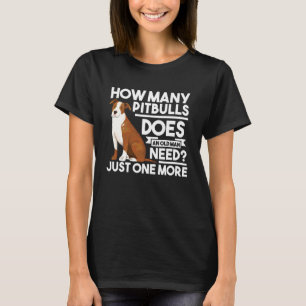 T-shirt Combien de Pit Bulls un vieil homme fait Pitbull