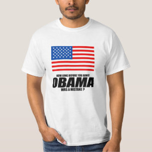 T-shirt Combien de temps avant que vous admettiez Obama