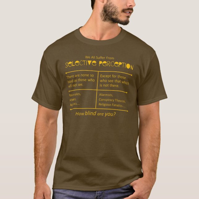 T-shirt Combien les aveugles sont-ils vous ? (Devant)