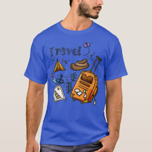 T-shirt Combinaison voyage aventure camping 