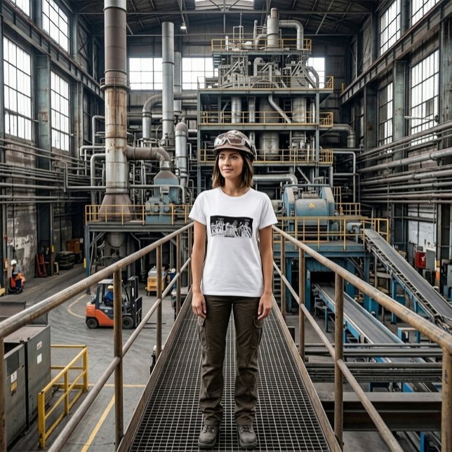 T-shirt Combinat Métallurgique Féminin (Créateur téléchargé)