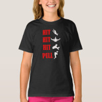 T-shirt combiné Cheerleading de saut pour des