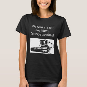 T-shirt Combiner Harvester Farmer Farmer Agriculture Grain
