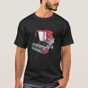 T-shirt Combiner Harvester Farmer Tractor Farm Farming