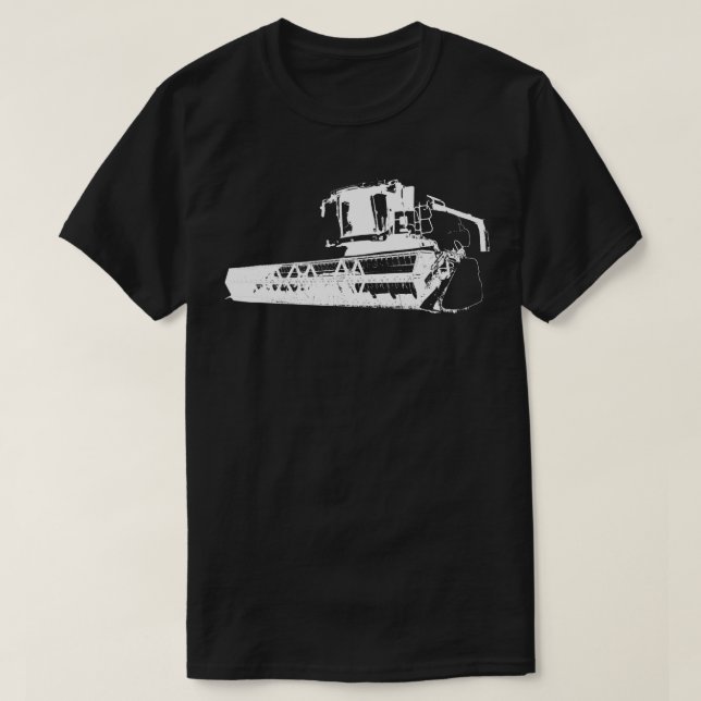 T-shirt Combiner les récolteurs de céréales agriculteurs a (Design devant)