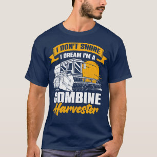 T-shirt Combiner un conducteur de moissonneuse agricole fe