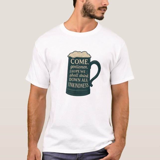 T-shirt Come Gentlemen Stein  (Devant)