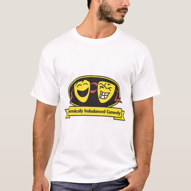 T-shirt Comédie chimiquement Imbalanced (Devant)