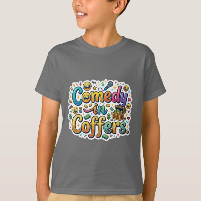 T-shirt Comédie dans les coffres (Devant)