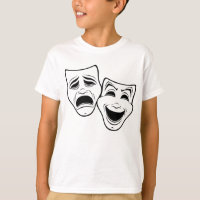 Comédie Et Tragédie Théâtre Masque La Ligne Noire