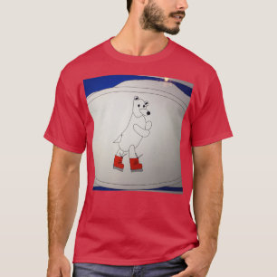 T-shirt Comédie Ours polaires Patinage sur glace