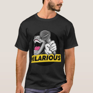 T-shirt Comédie qui fait rire à gorge déployée