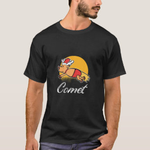 T-shirt Comet Reindeer Costume de Noël laid Noël Sw