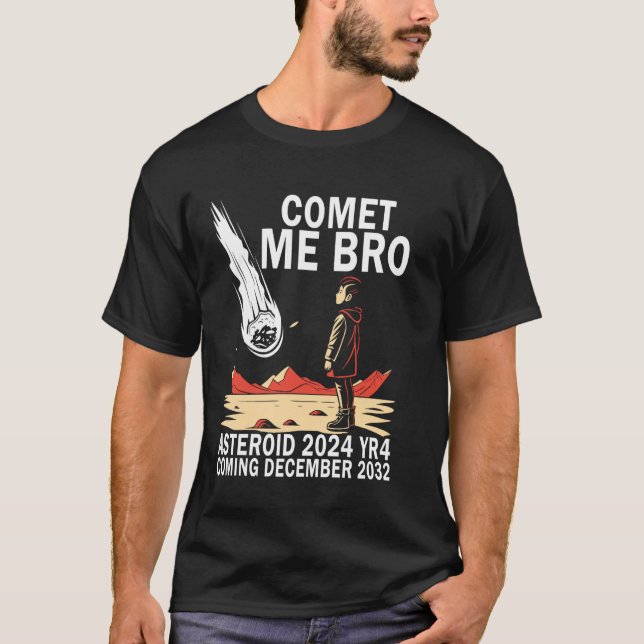 T-shirt Comète d'astrologie drôle moi frère astéroïde 2024 (Devant)
