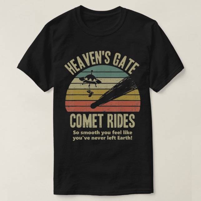 T-shirt Comète de Porte du Ciel Marche Rétro Homme 90s Amo (Design devant)