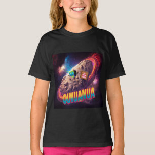 T-shirt comète spatiale oumuamua juste en passant par l'al