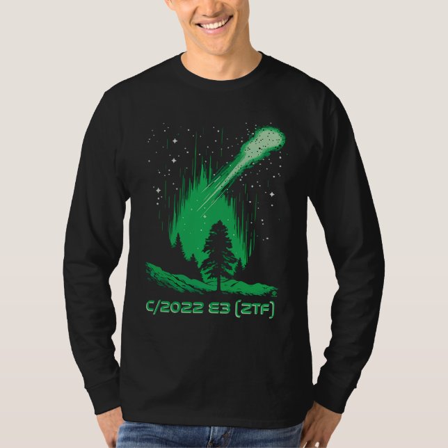 T-shirt Comète verte C2022 E3 ZTF (Devant)
