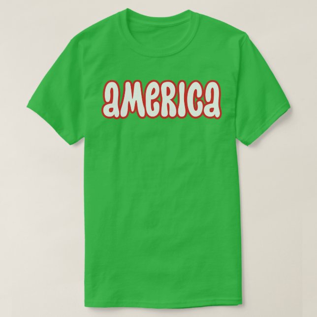 T-shirt Comfort America 2 (Design devant)