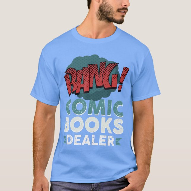 T-shirt Comic Books Dealer gift (Devant)