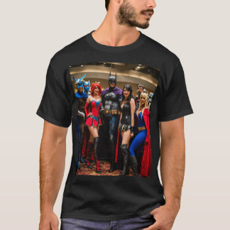 T-shirt : "Comic Con Crew : Homme's Group Graphic T-Shirt"
