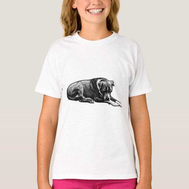 T-shirt Comic Grain Chien Tee (Devant)