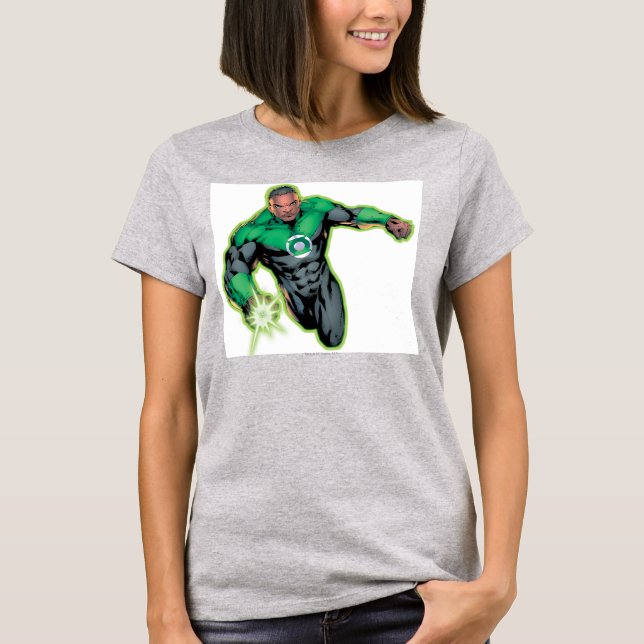 T-shirt Comic Style - Green Lantern (Devant)