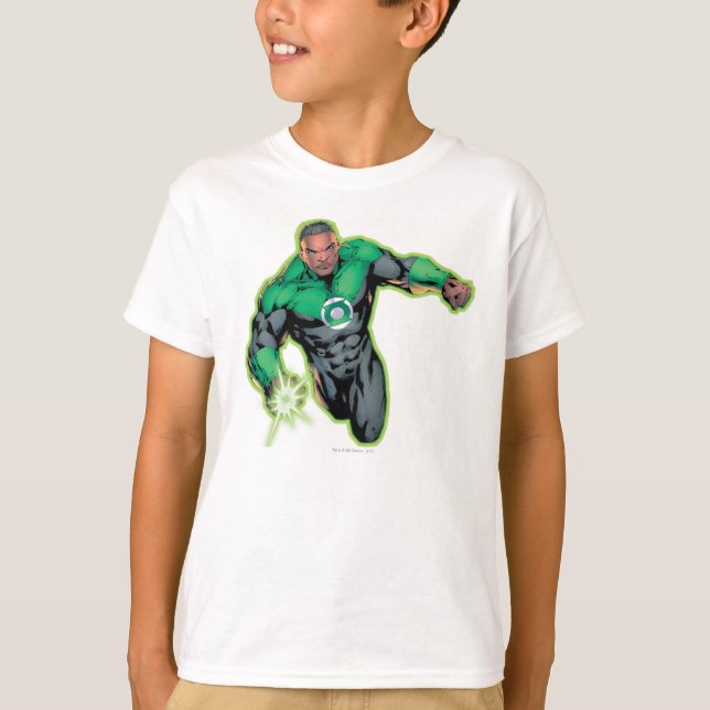 T-shirt Comic Style - Green Lantern (Devant)