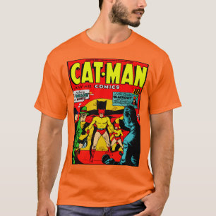 T-Shirt Comics Cat-Man Classique