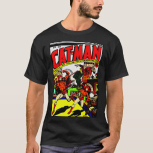 T-shirt Comics CAT-MAN des années 1940