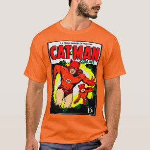 T-Shirt Comics CAT-MAN des années 40 