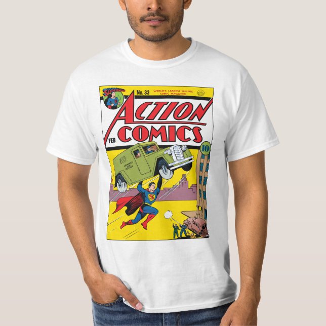 T-shirt Comics d'action #33 (Devant)