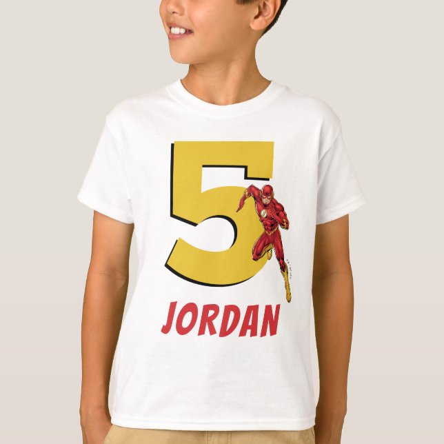T-shirt Comics DC personnalisés | Flash Anniversaire (Devant)