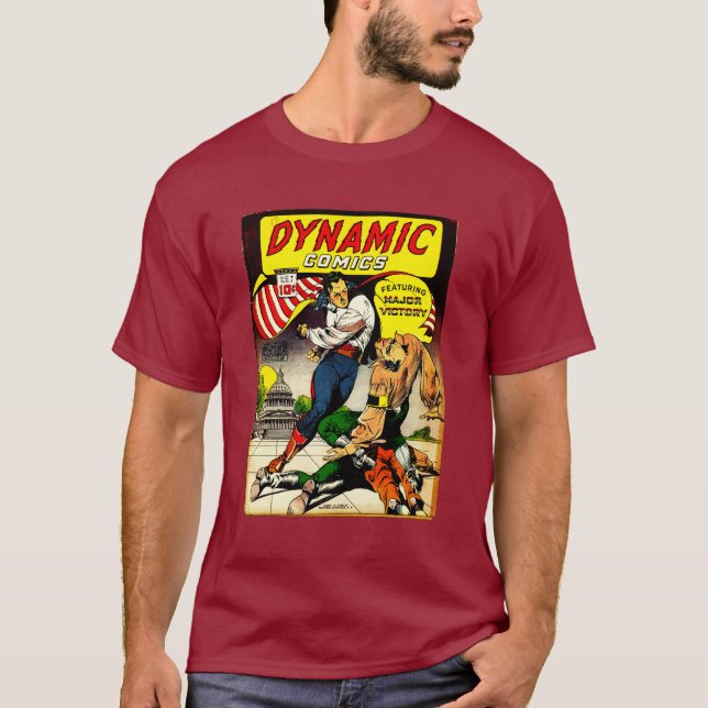 T-shirt Comics dynamiques #1 Victoire majeure des années 1 (Devant)