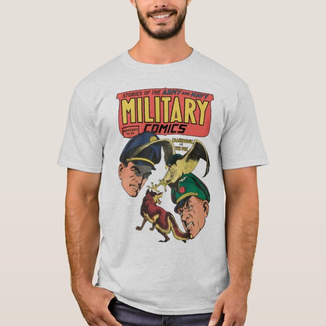 T-shirt Comics militaires #16 Art de couverture (Devant)