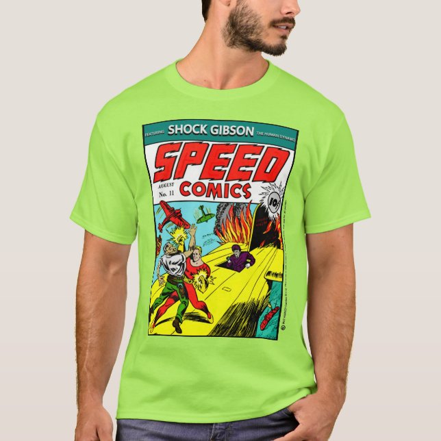 T-Shirt Comics SPEED des années 40  (Devant)