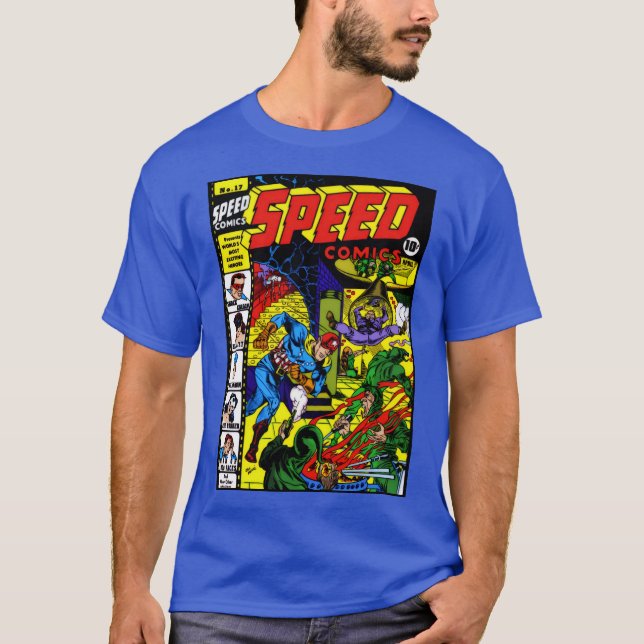 T-Shirt Comics SPEED des années 40  (Devant)