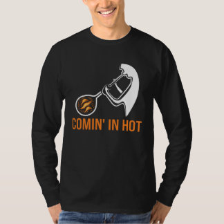 T-shirt Comin in hot glass blowing glass blower