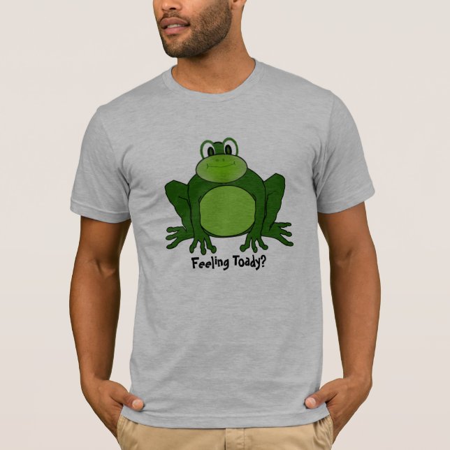 T-shirt comique de grenouille - patelineur de (Devant)