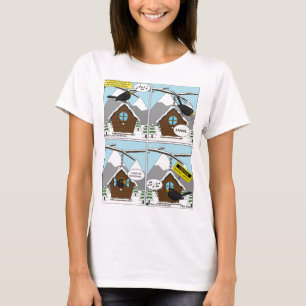 T-shirt Comique de sécurité d'abord