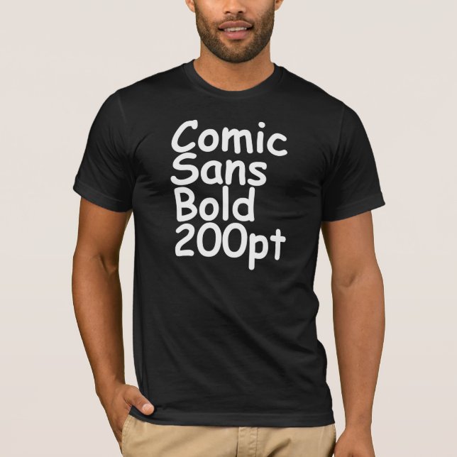 T-shirt comique sans le noir audacieux de 200 pintes (Devant)