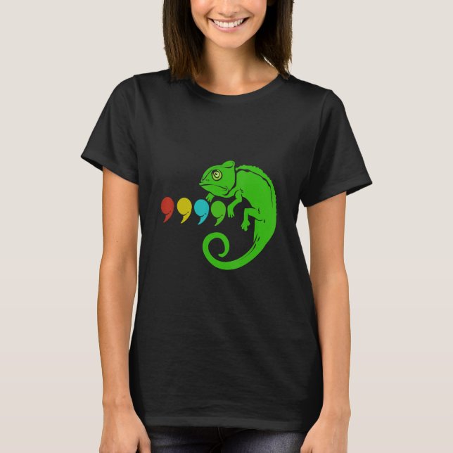 T-shirt Comma Chameleon (Devant)