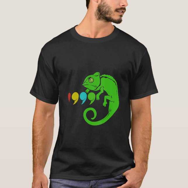 T-shirt Comma Chameleon 1 (Devant)