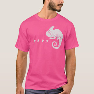 T-shirt Comma Chameleon Funny 80S Music Pun