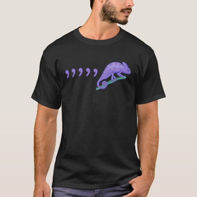 T-shirt Comma de l'enseignant Chameleon 80 s 5 (Devant)