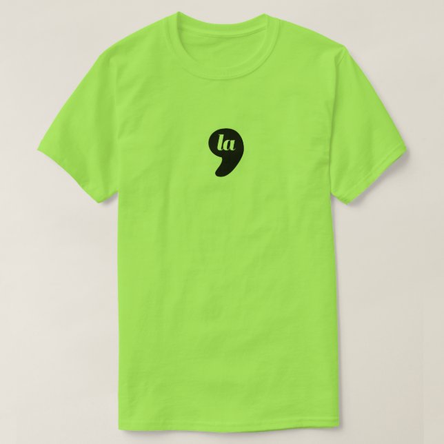 T-shirt Comma-la est Brat (Design devant)