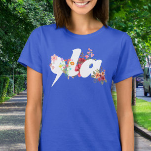 T-shirt Comma la Floral Kamala Harris Président Fleurs