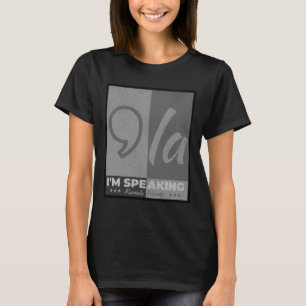 T-shirt Comma La Funny Citation Kamala Harris 2024