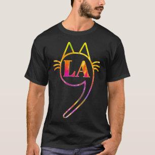 T-shirt Comma La Kamala Cat Tie Dye Retro Harris 2024 Femm
