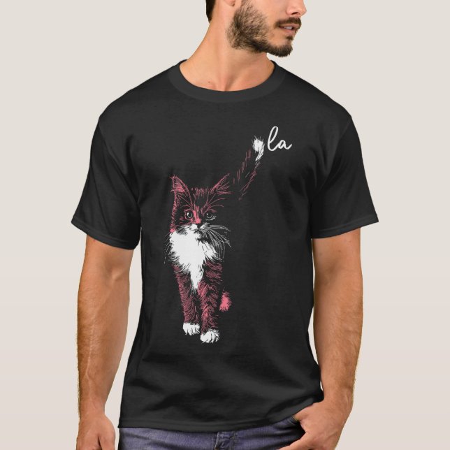 T-shirt Comma La Kamala Harris Chat Kitten Cute Adorable T (Devant)